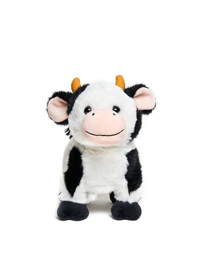 Cuddle Barn بقرة أصدقاء المزرعة؛ دمية قماشية متحركة تغني وتمشي وتلوح بذيلها على أنغام أغنية أول ماكدونالد 8 بوصات - Image 4