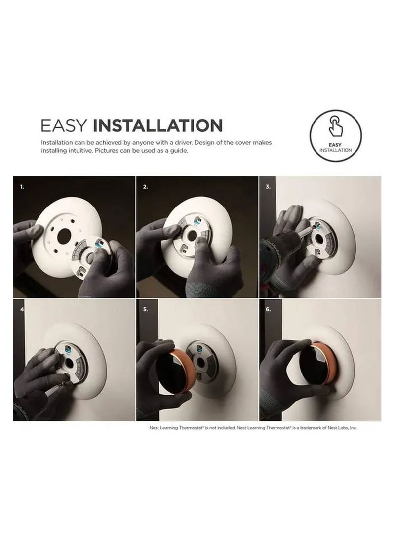 Elago Wall Plate Cover for Nest Thermostats / Easy Installation / Luxurious finish - Jean Indigo - Image 3