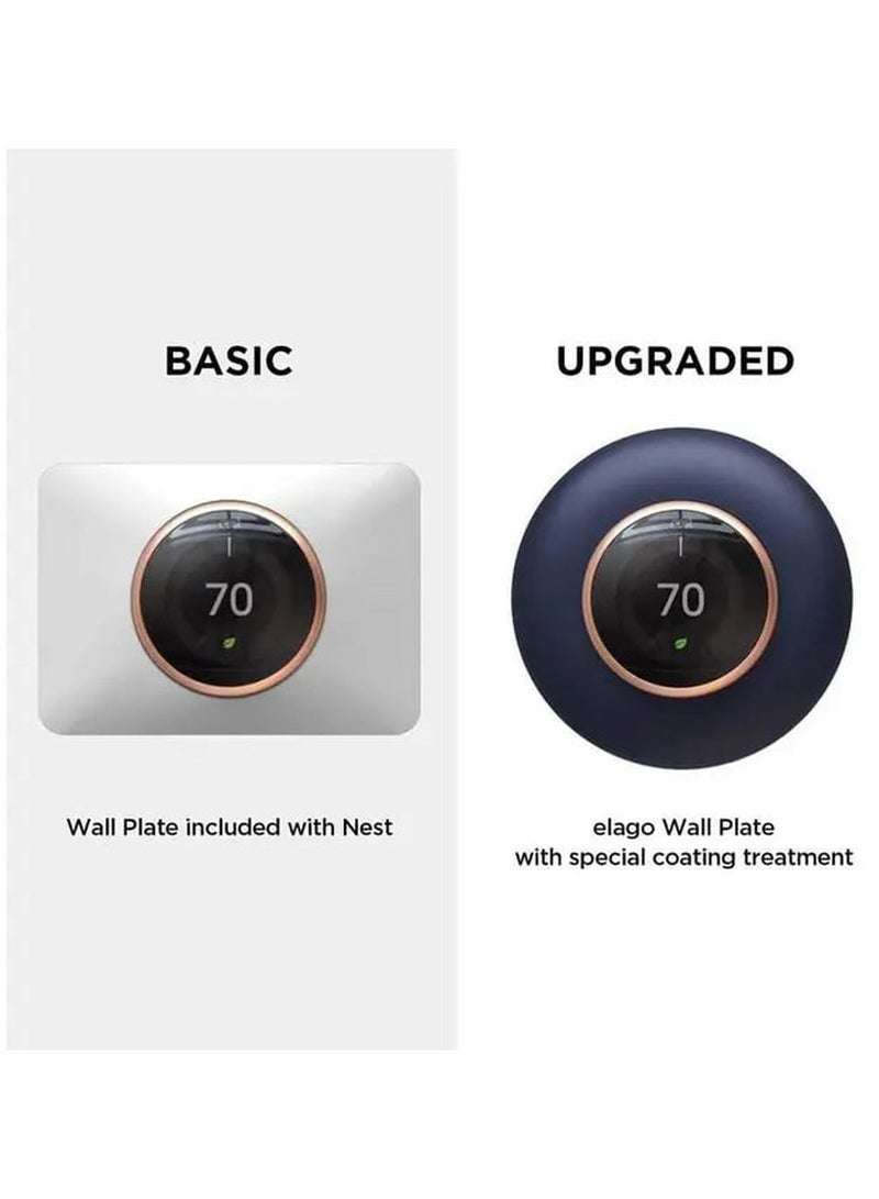 Elago Wall Plate Cover for Nest Thermostats / Easy Installation / Luxurious finish - Jean Indigo - Image 4