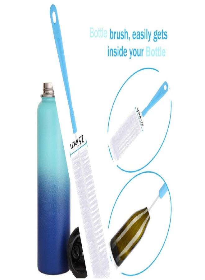Winberg Bottle Cleaning Brush Pack of 3,Easy to Clean Bottle Glass Surface, BTL03 - Image 4