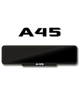 A45 Number Plate Frame – Glossy Black Finish – Durable Acrylic Design – Available in Long, Square & Sport Sizes – Easy Tape Fixing – Premium Look for A45 AMG Owners - pzsku/ZF784BBEDCF236C3321ADZ/45/1751713391/041d4168-14e0-413a-85c7-0bc04d0482ae