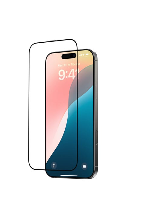iPhone 16 Screen Protector Sticker by Devia 3D Edge to Edge Premium Quality Scratch Resistant Water Resistant 9H Hardness
