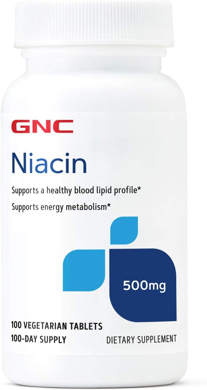 GNC GNC Niacin 500mg Dietary Supplement - Image 1