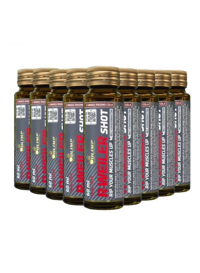 OLIMP R-WEILER Shot 60ml Pack of 9 – Orange Juice Flavor - Image 2