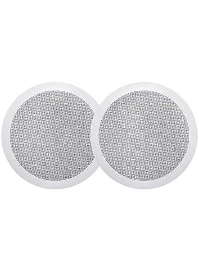 مونوبرايس مكبرات صوت سقف Aria ثنائية الاتجاه من مادة البولي بروبيلين مقاس 6.5 بوصة مع شبكة قابلة للطلاء - Image 2