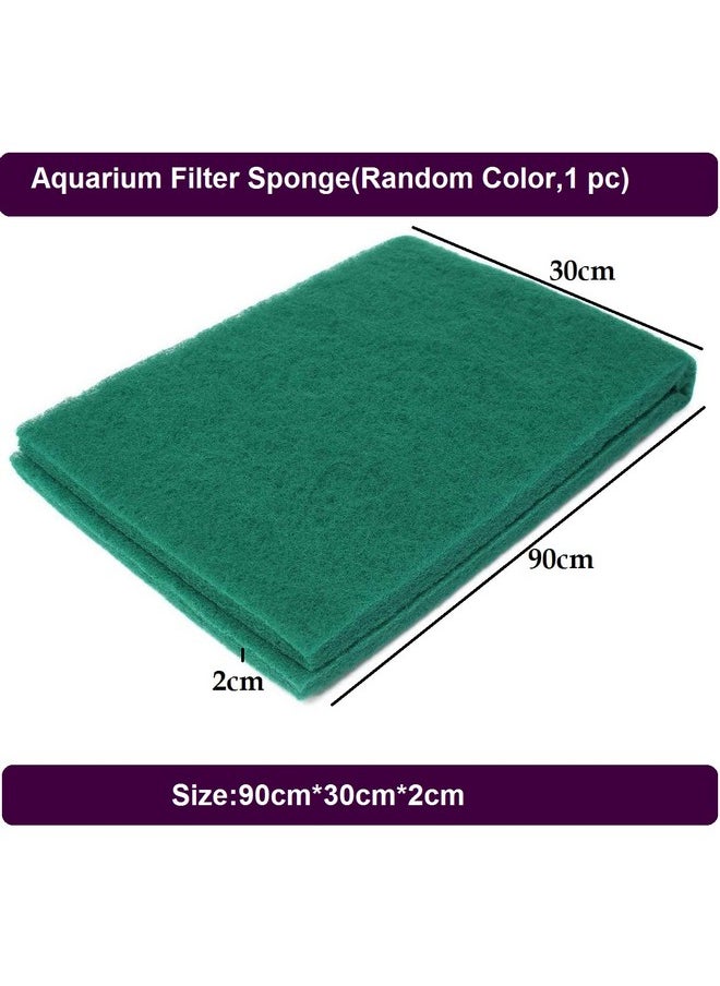 Sponge Filter For Aquarium Filters Sponge For Fish Tank Mechanical And Biological Filtration Sponge For Top Filter (Random Color,1 Pcs)