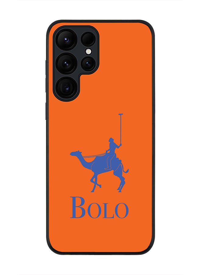 Stylizedd For Samsung Galaxy S25 Ultra 5G Case,Slim fit Camera Protection, Shockproof Thin Phone cover  - BOLO Orange - Image 1