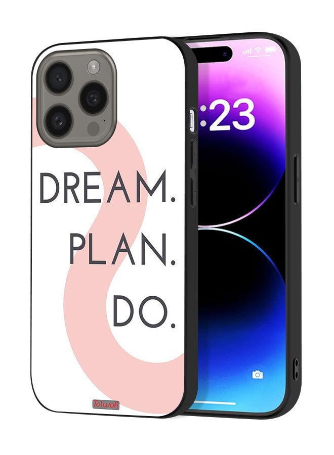 Tolwak Apple iPhone 15 Pro Max Protective Case Cover Dream Plan Do - Image 1