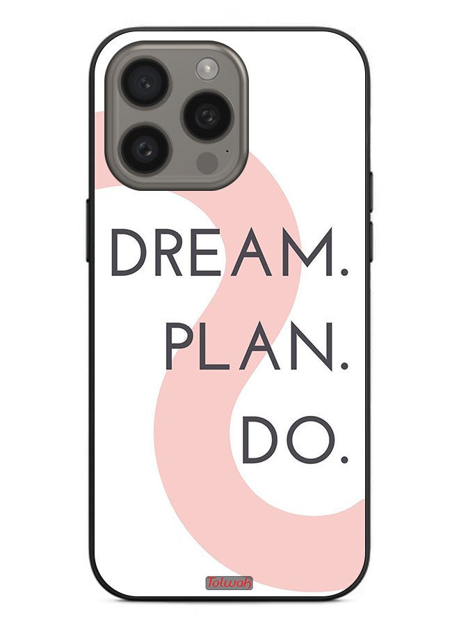 Tolwak Apple iPhone 15 Pro Max Protective Case Cover Dream Plan Do - Image 2