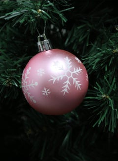 SINCHER SINCHER 44PCS  Balls Decorations Set, Reusable Shatterproof Balls Hanging with Lanyard Decorative Unbreakable Trinket Balls for  Holiday Party Home Decor（Pink&White)  - Image 5