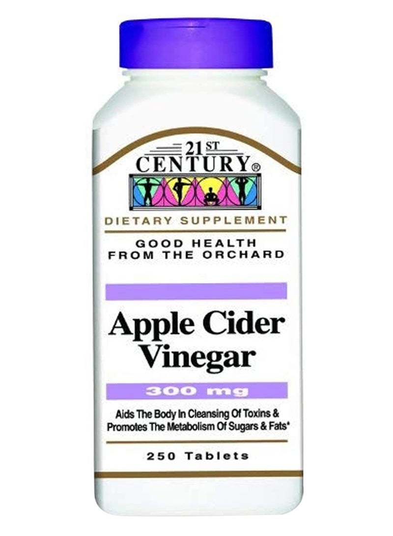 21st Century أقراص خل التفاح 300 ملغ 250's - Image 1