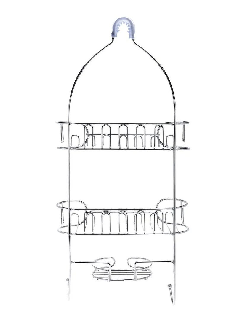 Abraj 2-Tier Shower Rack (Silver) - Image 2