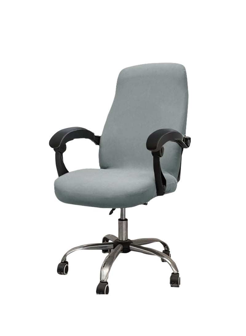 DUNISO Computer Office Chair Covers, Universal  Removable Computer Chairs Cover Stretch Rotating Mid Back Chair Slipcovers Cover Washable Seat Cushion Protectors For Office Computer Chairs  - Image 5