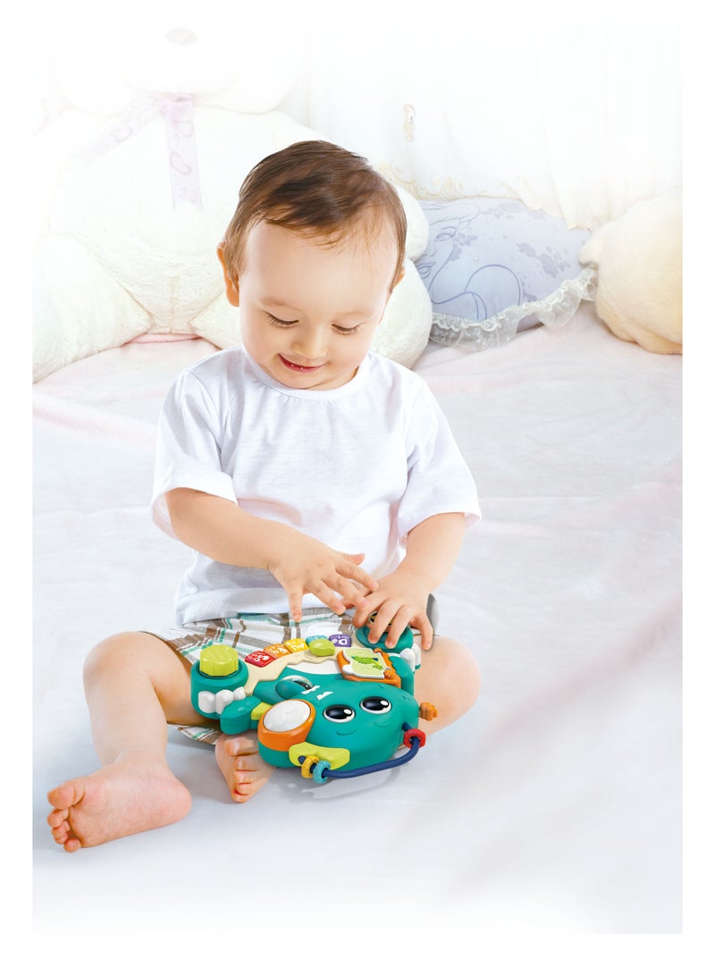 هولا Hola Interactive Learning Dinosaur Toy for Toddlers | 2-in-1 Musical & Educational Dino with Lights & Sounds | Develops Motor Skills for 6+ Months - Image 2