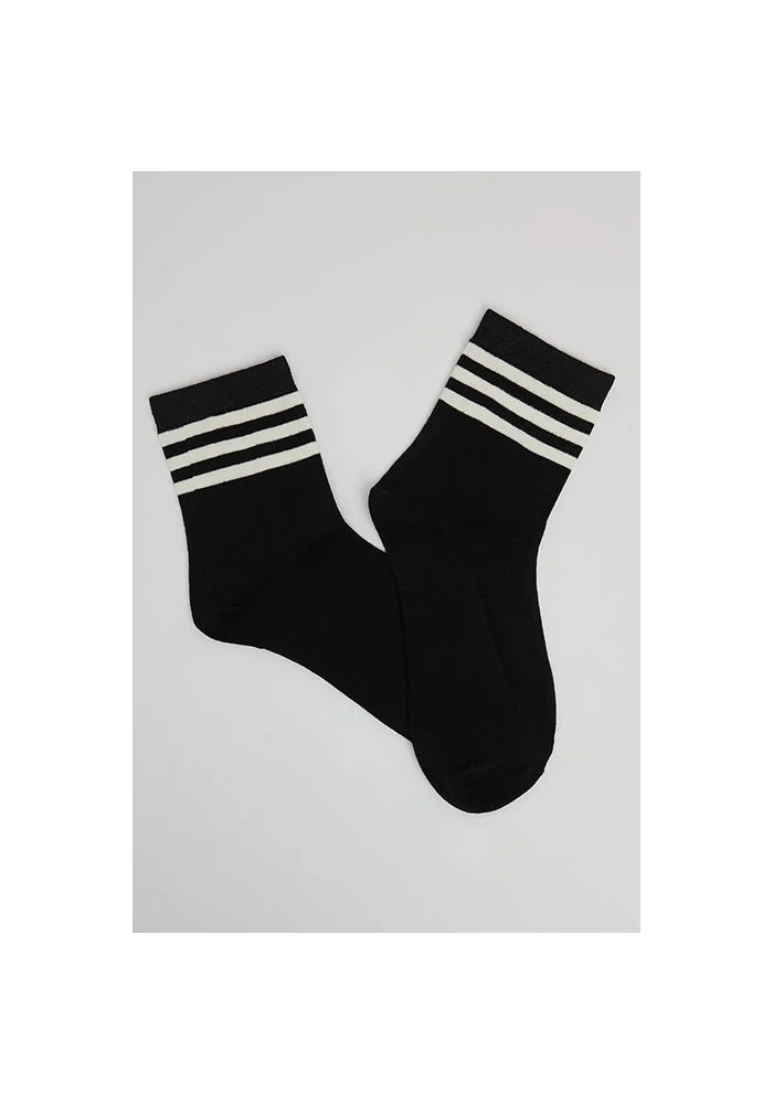 أر أند بي 3 Pack Striped Crew Socks