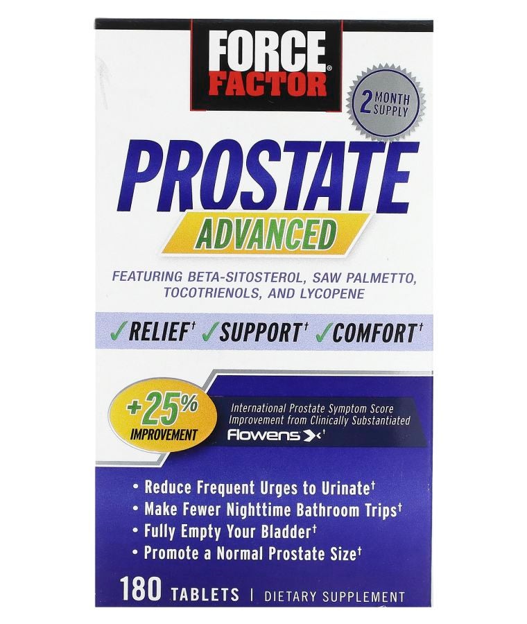 Force Factor Prostate Advanced 180 Tablets