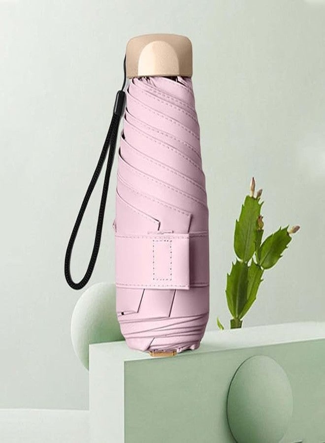 Akshify Compact Travel Umbrella, Portable Mini Travel Sun Rain Beach Golf- Elegant Slim Design Small Pocket Umbrella for Rain, UV Protection Lightweight Umbrellas for Girls and Women - Image 5