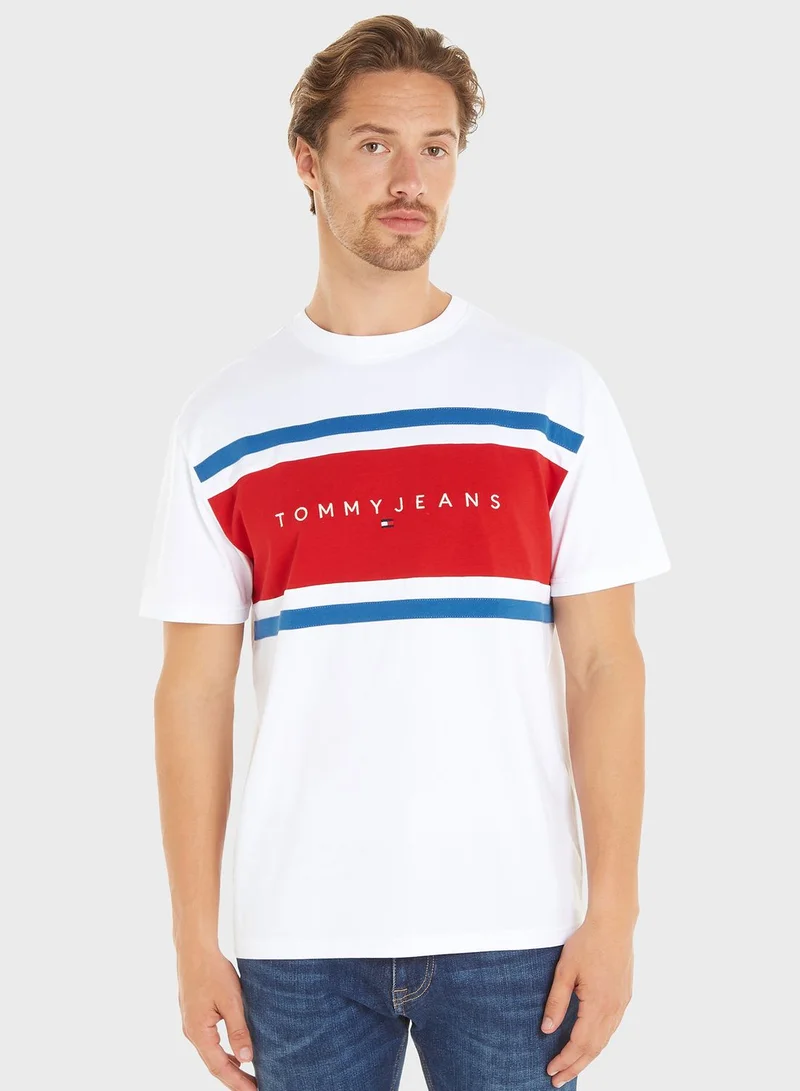 TOMMY JEANS Colorblock Crew Neck T-Shirt