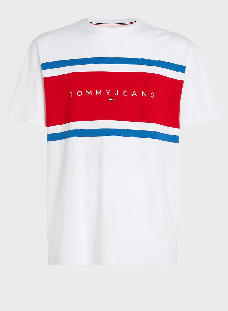 TOMMY JEANS Colorblock Crew Neck T-Shirt