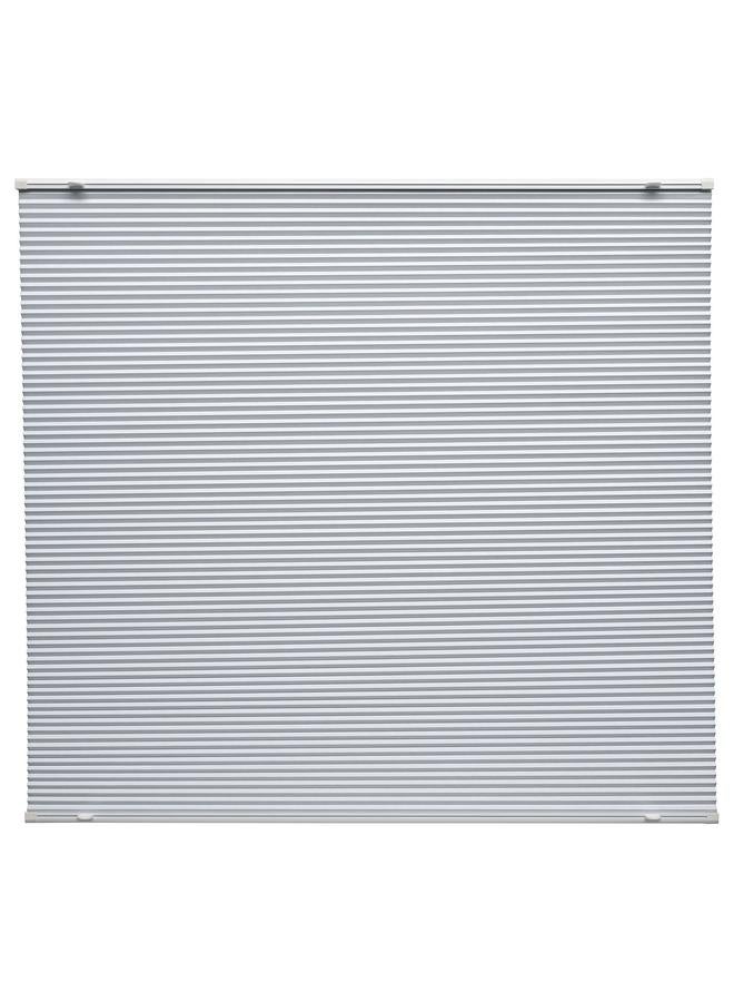 Zaboon Block-Out Pleated Blind, White/Top-Down Bottom-Up, 60X130 Cm - Image 1