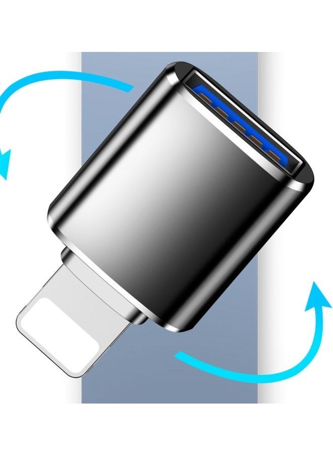 Adapter IPhone Link ,With USB Port , With Flash 16 GB Black