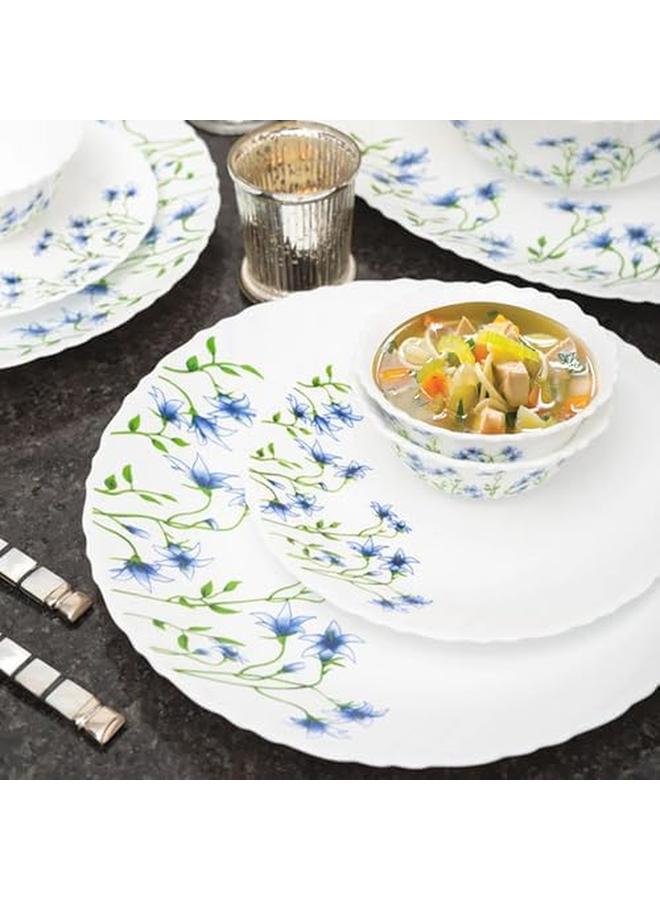 La Opala Minerva Eternal Joy 38 Pcs Dinner Sets Plates Microwave Safe And Dishwasher Safe Minimalist Style Lightweight Utensil Set Reusable - Image 2