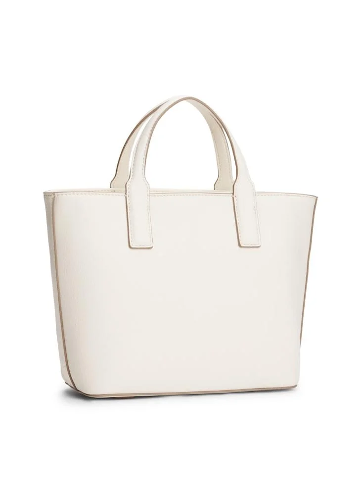 TOMMY HILFIGER Logo Detailed Zip Through Tote