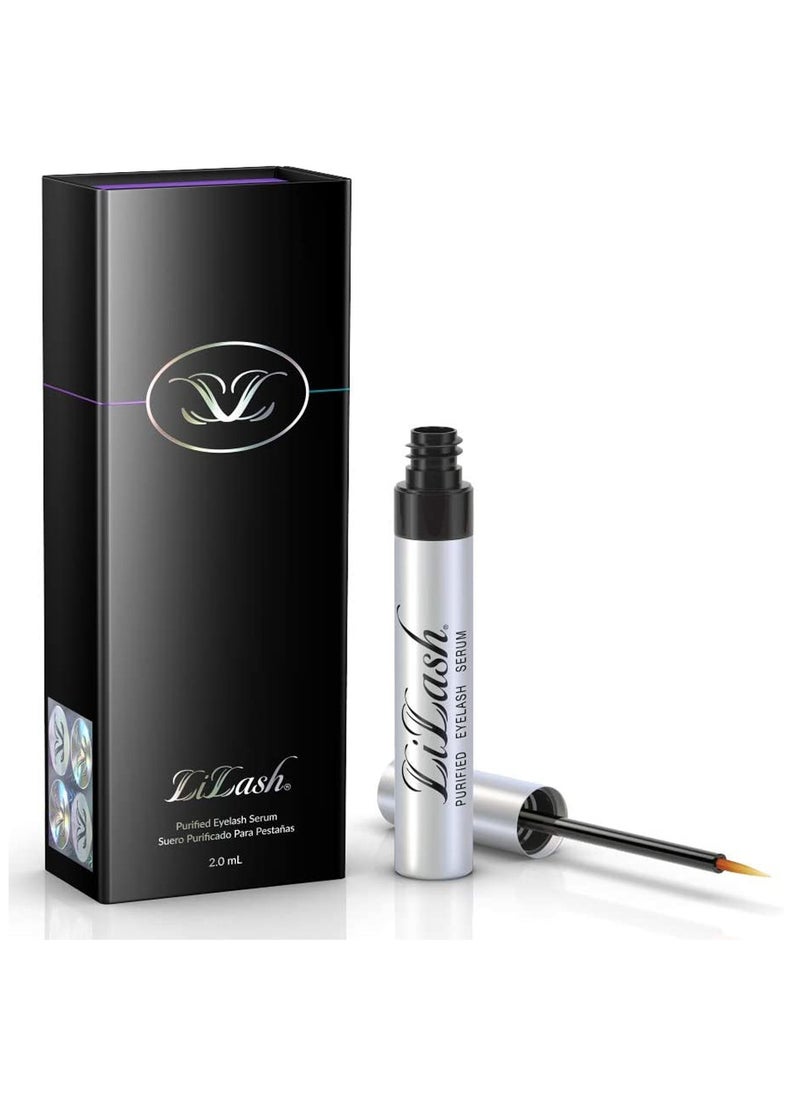 LiLash Eyelash Serum – Advanced Lash Serum for Longer, Fuller Eyelashes – Enriched with Vitamin C  – Promotes Natural Lash Growth & Strength – 2ml (3 Month Supply)  - Image 1