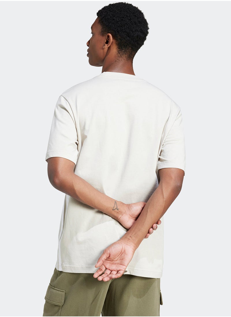 Adidas - Essential 3 Stripe T-Shirt - Image 1