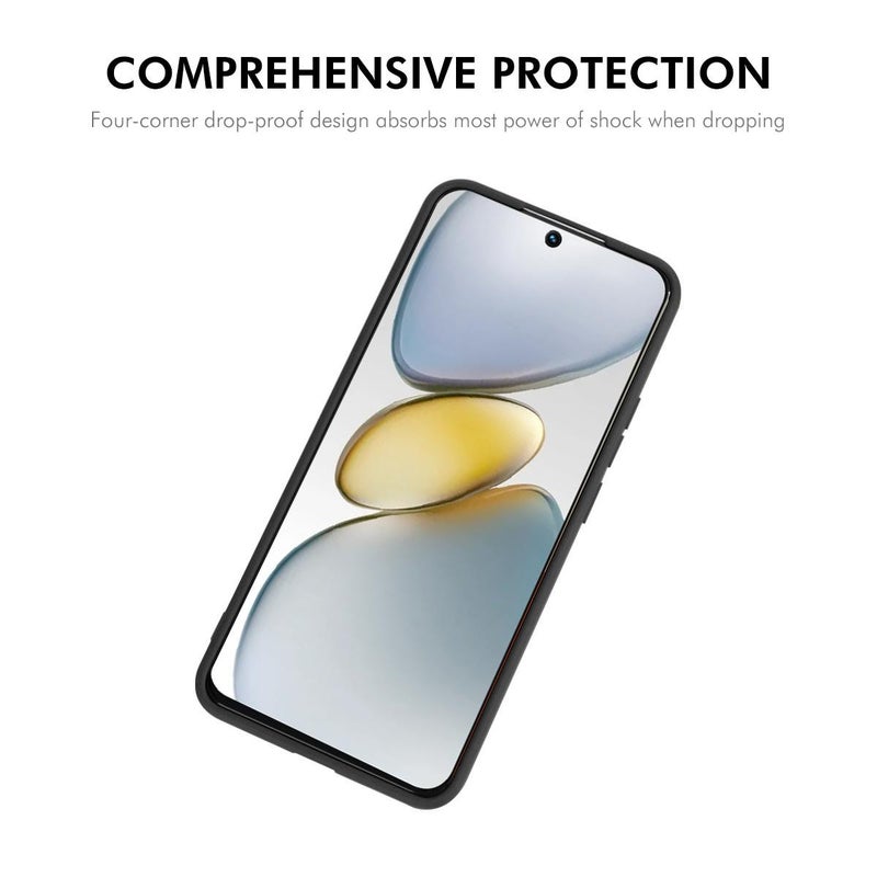 ENKAY For Tecno Camon 40 4G Liquid Silicone Soft Shockproof Phone Case(Red) - Image 2