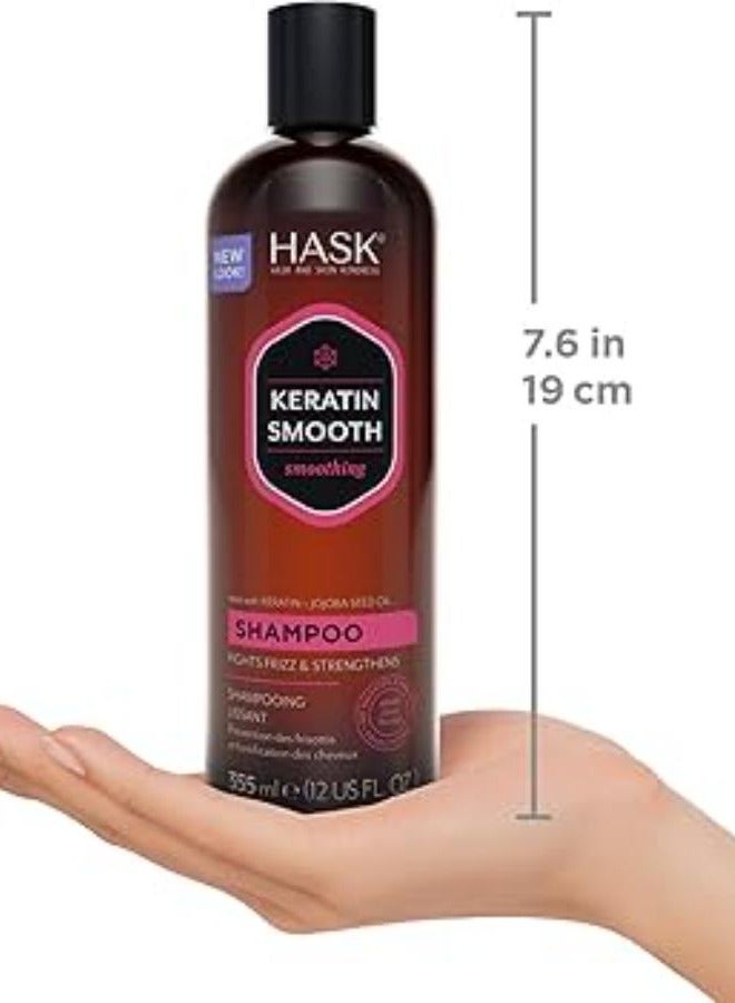 HASK Keratin Protein Shampoo Smoothing for all hair types 355ml