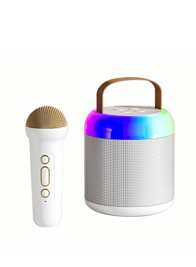 GULFLINK Portable Bluetooth Speaker with Microphone Set White - Image 1