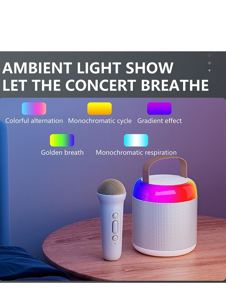 GULFLINK Portable Bluetooth Speaker with Microphone Set White - Image 2