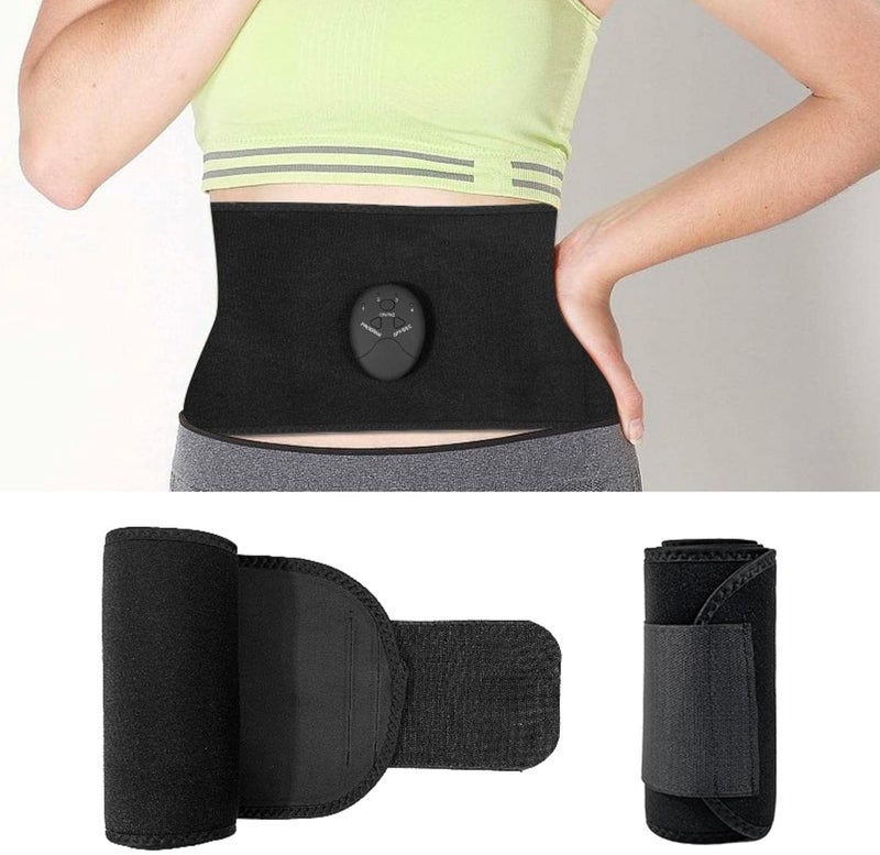 klarako ABS Trainer Muscle Stimulator, Stomach Toner Stimulator Belt Abdominal Exerciser Toning Belt Arm Leg Trainer Fitness Training Gym Workout for Women - Image 1
