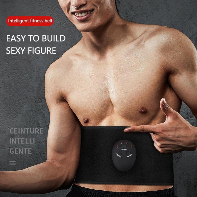 klarako ABS Trainer Muscle Stimulator, Stomach Toner Stimulator Belt Abdominal Exerciser Toning Belt Arm Leg Trainer Fitness Training Gym Workout for Women - Image 2