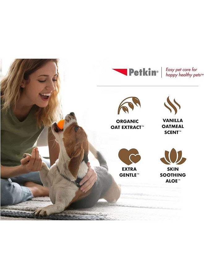 Petkin Oatmeal Mega Valu-Pack Petwipes For Dogs And Cats, Wipes Away Daily Dirt And Odour, Super Convenient, Cleans Face, Ears, Body And Eye Area, Perfect For Home Or Travel - Image 2