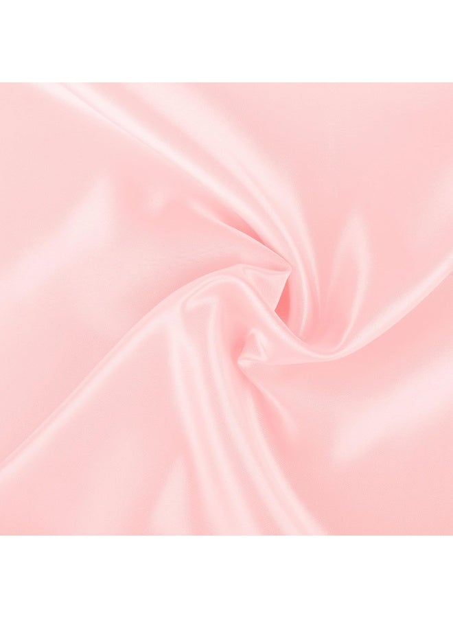 ShopBedding Pink Satin Pillowcase with Zipper for Hair and Skin Care Feels Soft and Cool Like a Silk Pillowcase Satin Pillow Cases 2 Pack Slik Pillow Cover Standard Size  Set of 2  Blissford - Image 3