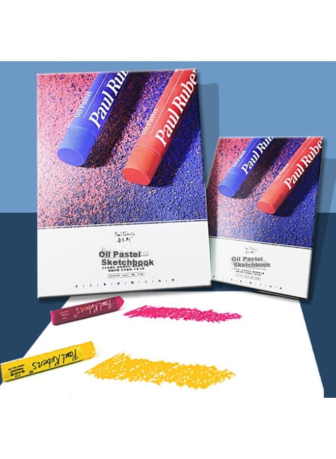 Paul Rubens Oil Pastel Pad A4 Fine Texture Multi-Purpose Drawing Paper Sketch Paper All Wood Pulp Art Marker Pen Needle Tube Pen Drawing Paper 30 Sheets 0121001 - Image 2