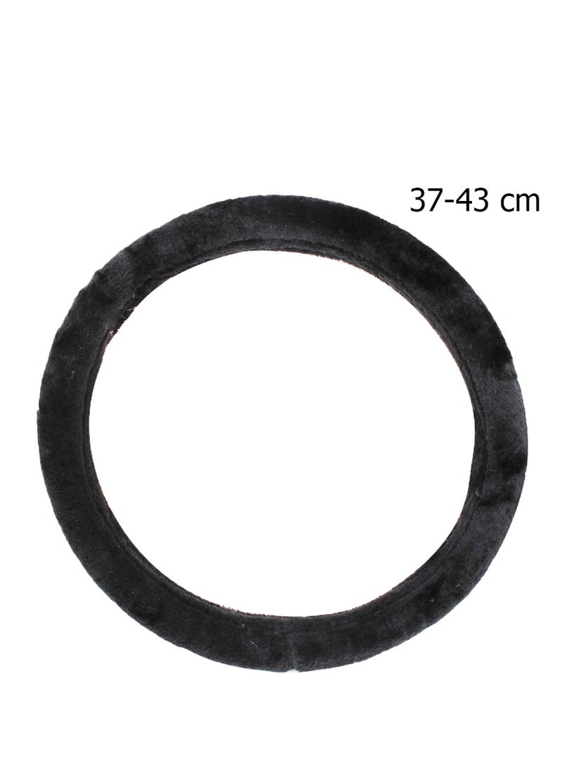 Black velvet steering wheel cover for the car - pzsku/ZF786A56E1DCB2091F943Z/45/_/1698917647/f1fa3ae1-b445-46f2-a77c-b562ebc23f31