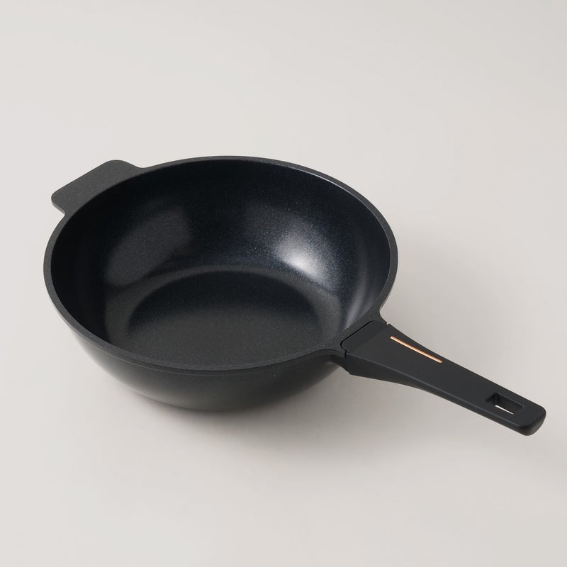 ألبرتو مقلاة ألومنيوم 5 لتر، أسود - Image 1