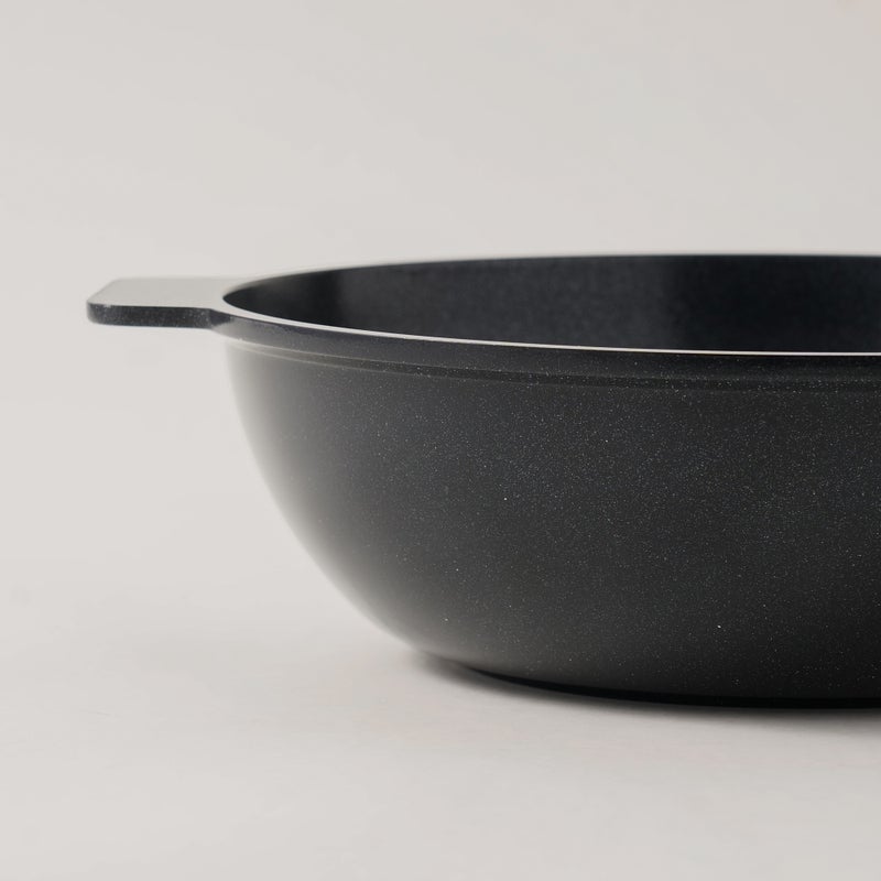 ألبرتو مقلاة ألومنيوم 5 لتر، أسود - Image 3