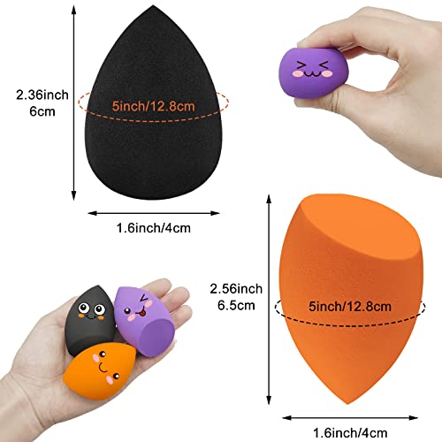 Scartink 12 Pieces Professional Makeup Sponge SetLatex Free Flawless Soft Setting Face PuffsMulticolor Makeup Blending Sponge Cosmetic Applicator for PowderLiquidFacial Makeup Tools - Image 3