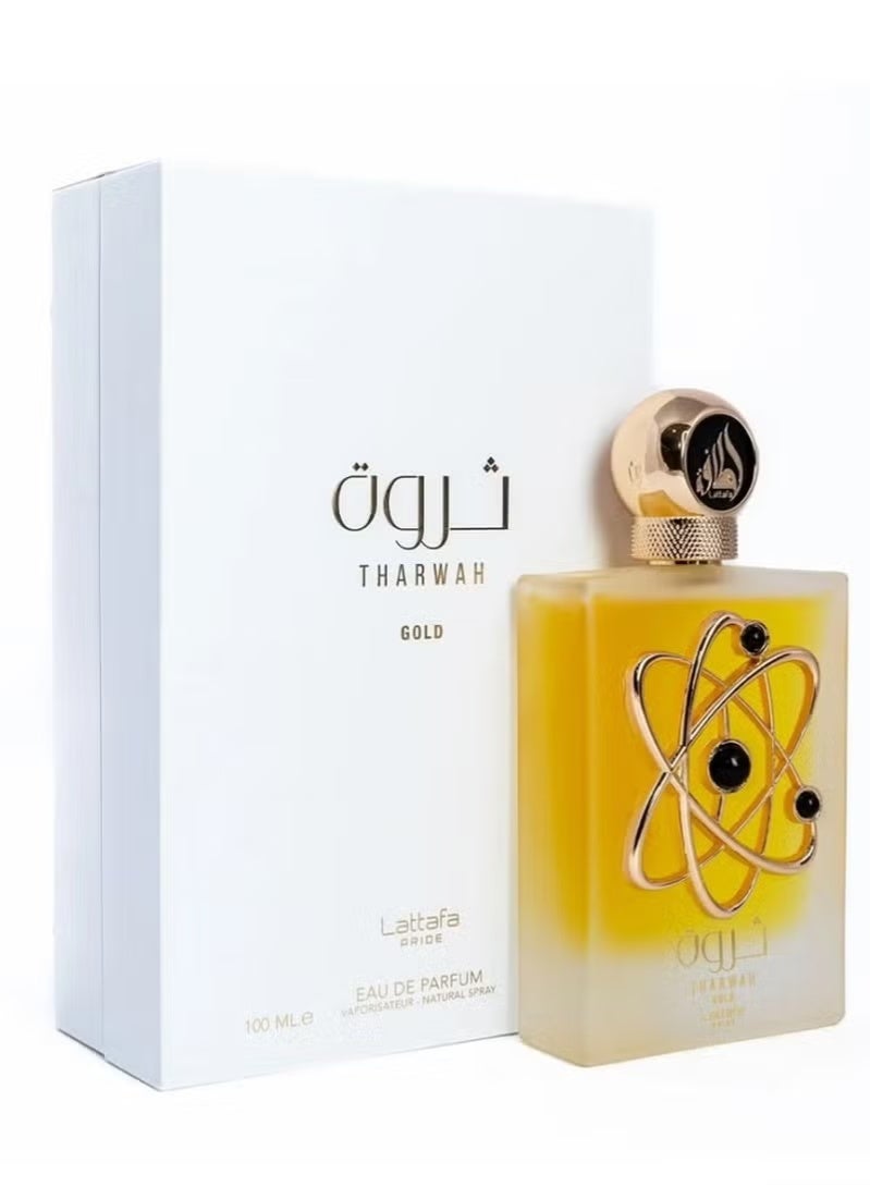 Lattafa لطفة ثروة جولد عطر للجنسين 100 مل - Image 1