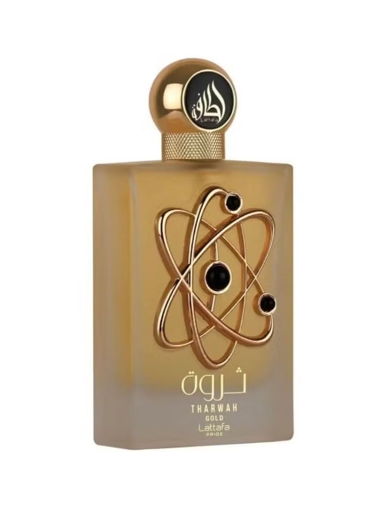 Lattafa لطفة ثروة جولد عطر للجنسين 100 مل - Image 2