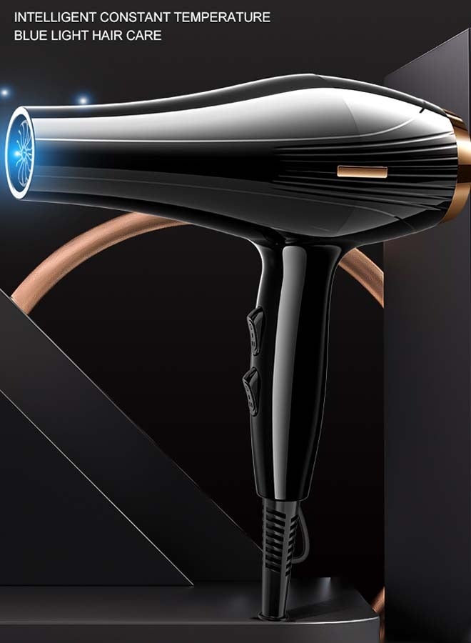 ستيلكور مجفف شعر أيوني 6 في 1، مجفف محترف بقوة 2200 واط، يتضمن محرك تيار متردد، سرعة تجفيف سريعة مع سرعتين، 3 إعدادات للحرارة، مع موزع، فوهة، ومشط مركز، مناسب للشعر المجعد والمستقيم. - Image 2