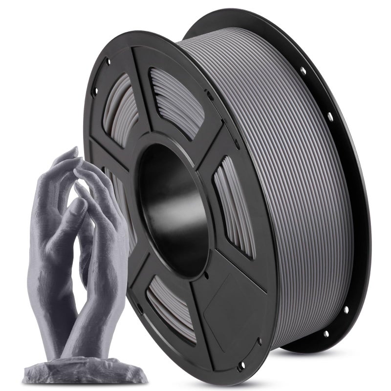 ANYCUBIC 3D Printer Filament PLA 175mm FDM Printer Filament 1kg Spool 22 lbs Dimensional Accuracy 002 mm 1kg Gray
