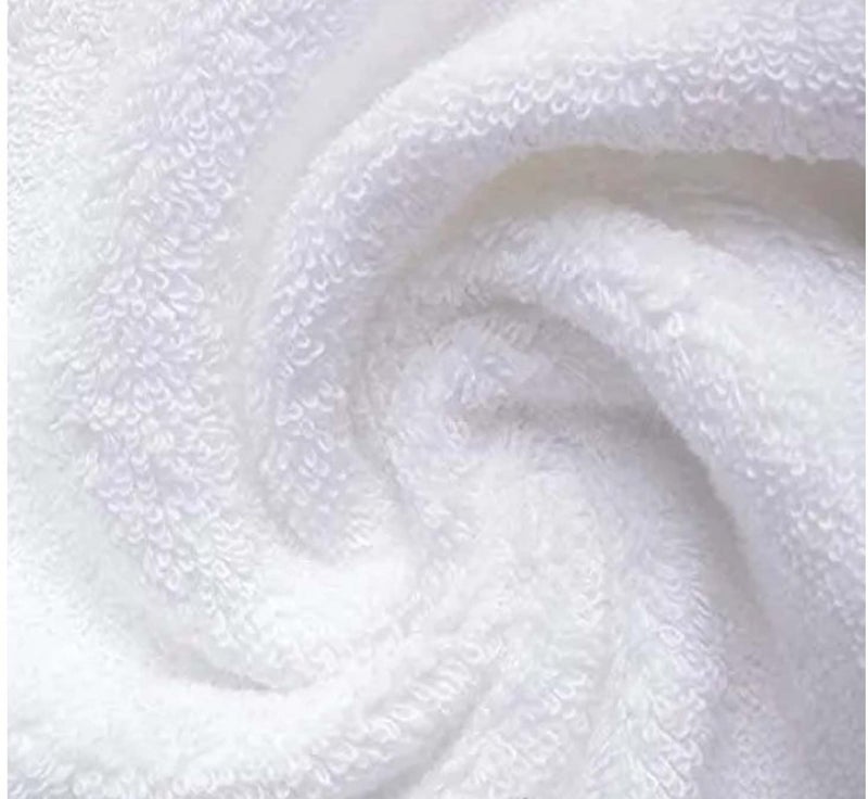 JDX 100% Cotton White Bath Towel - Soft, Absorbent & Luxuriously Plush | Large 30”x60” | Quick-Dry & Durable | Hotel & Spa Quality - Image 2