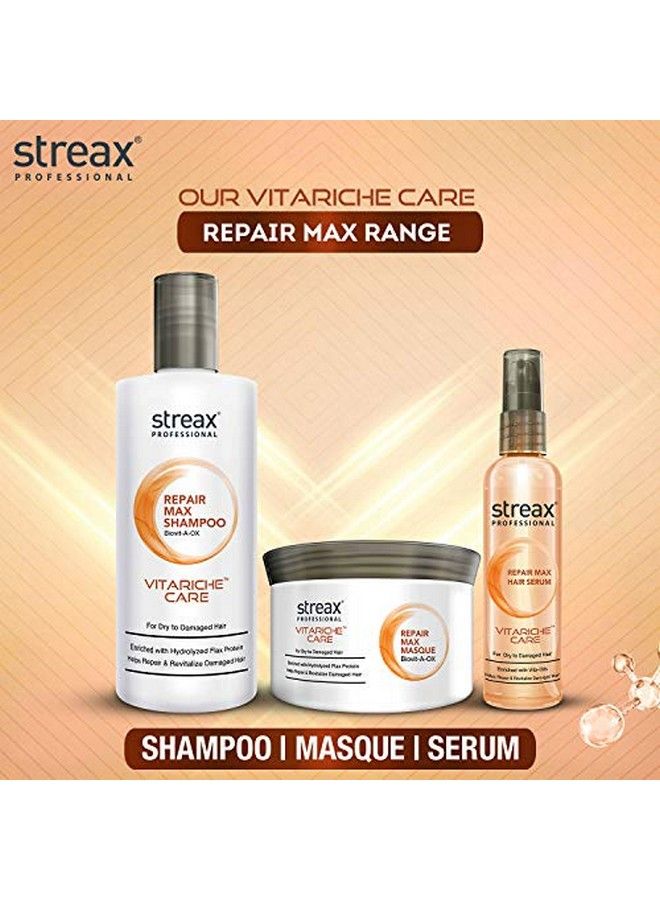 Streax Professional Vitariche Care Repair Max Masque Biovitaox 200G - Image 5