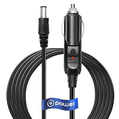 T POWER T-Power 9V 12V AC DC Car Charger for Sylvania 7" 8" 9" & 10" Portable DVD Player & Sylvania SYNET7WID Mini Netbook Power Supply - Image 1