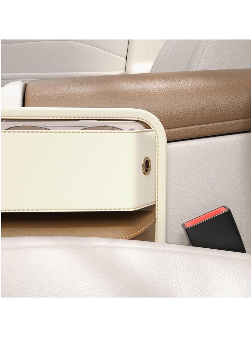 Y&D - Car Seat Gap Filler, Leather Organizer and Storage Accessories, Front Seats Adjustable Filler for Phones, Glasses, Keys, Cards, 1 Pcs - Image 1